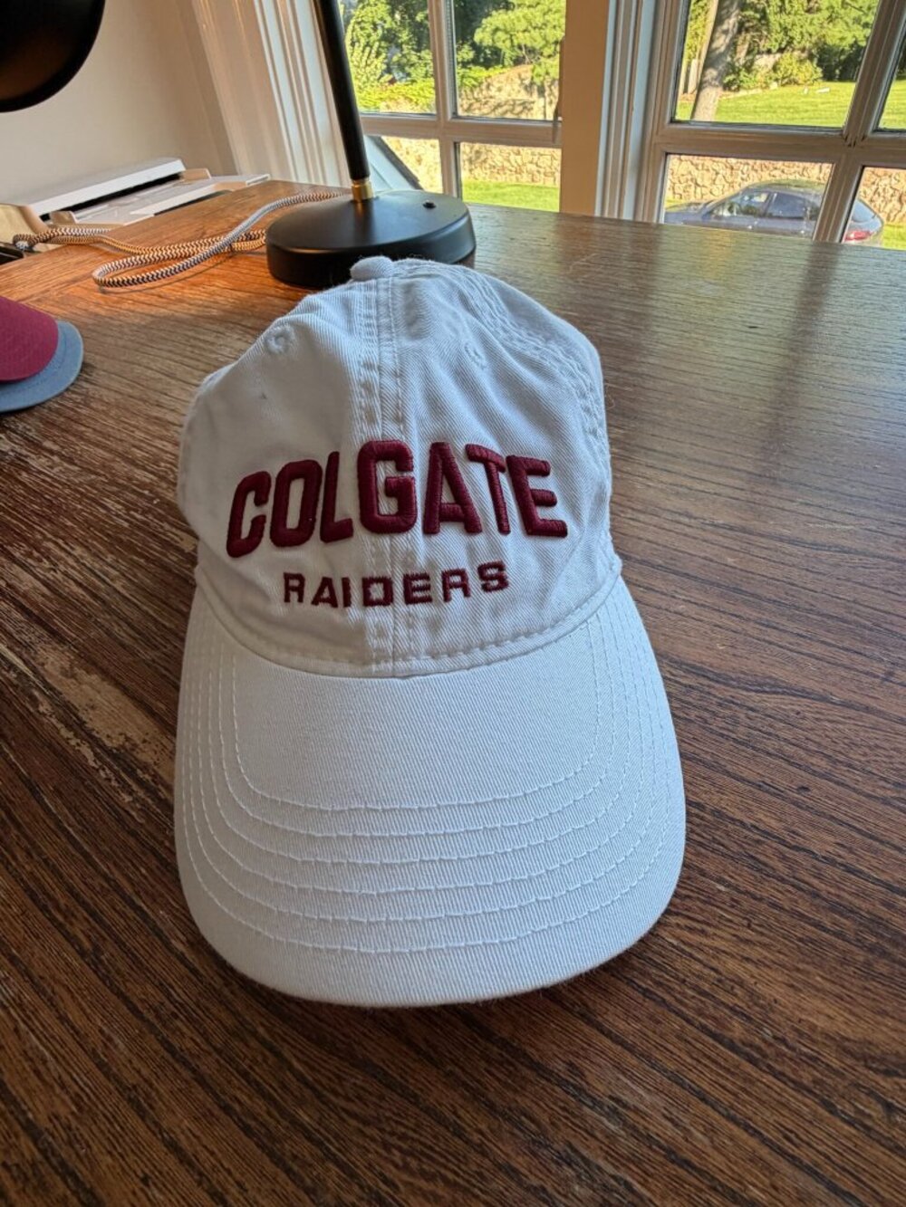 Colgate Raiders White Adjustable Hat